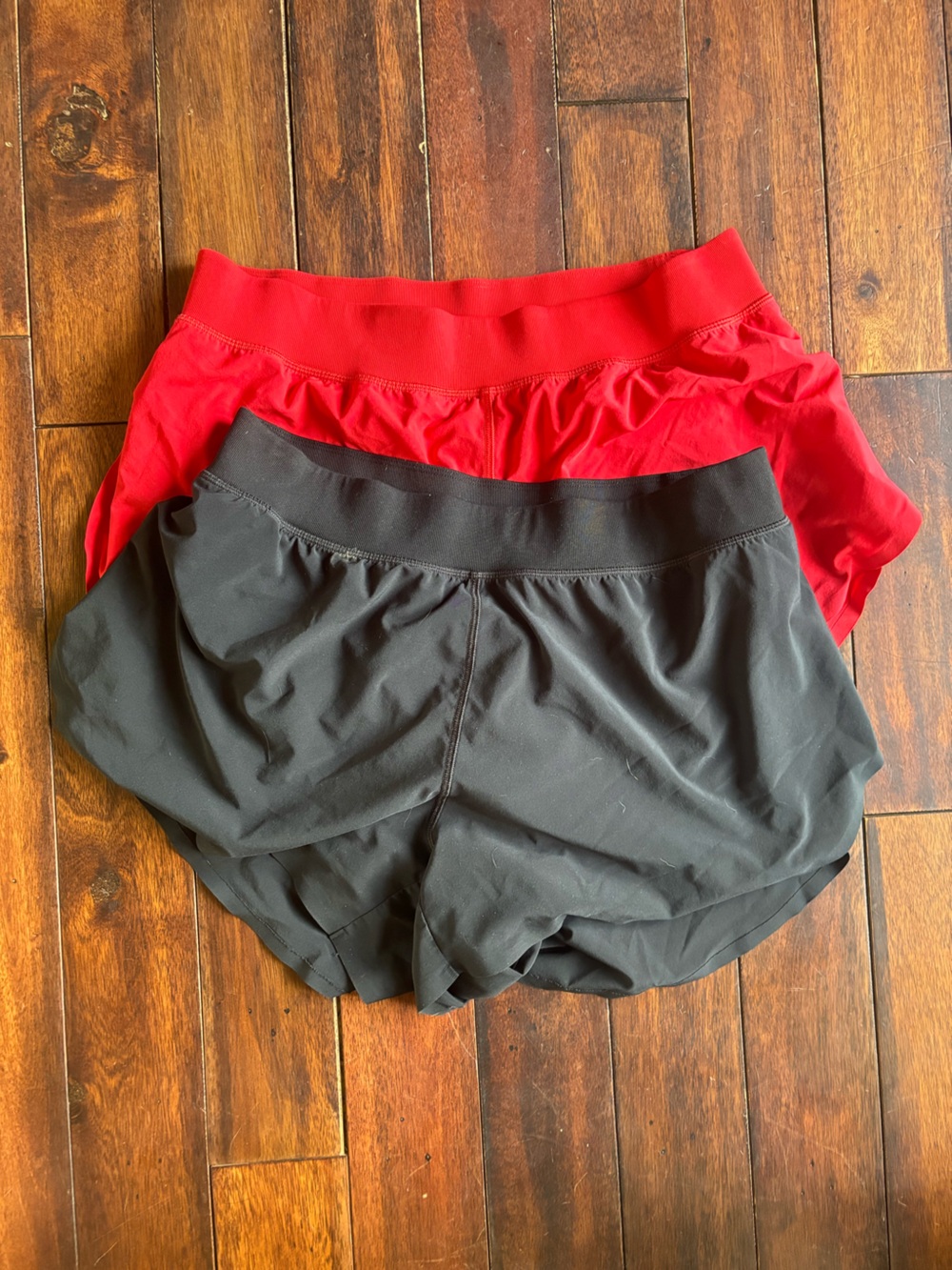 2 pairs of CRZ yoga running shorts